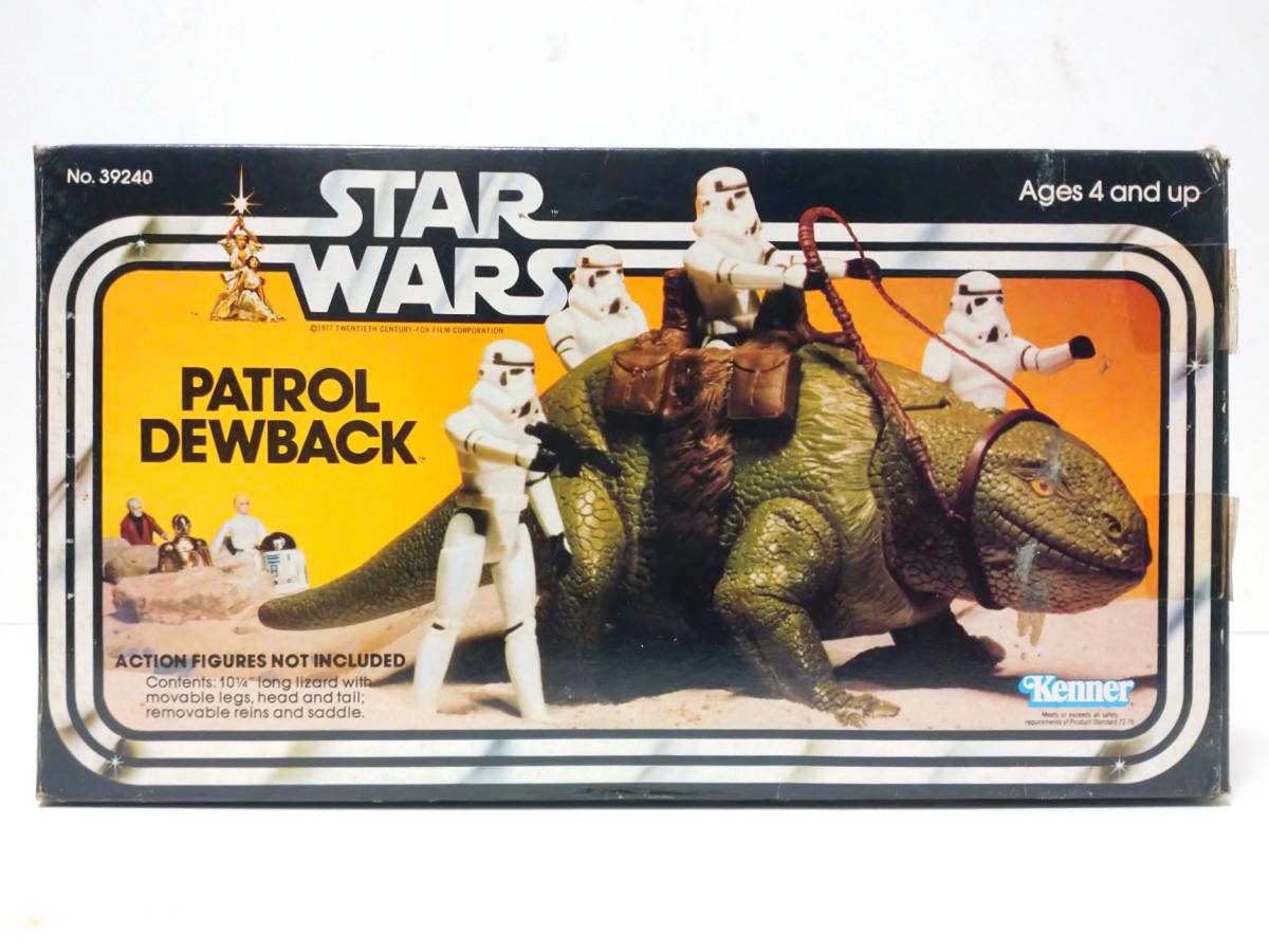 保存状態最高 1978年 初版 Old Kenner STAR WARS スターウォーズ アクションフィギュア用 パトロール・デューバック オールドケナー ソフビ_画像6