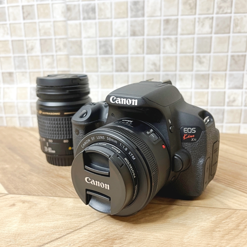 史上一番安い デジタル一眼カメラ キャノン X7i Kiss EOS Canon 単焦点