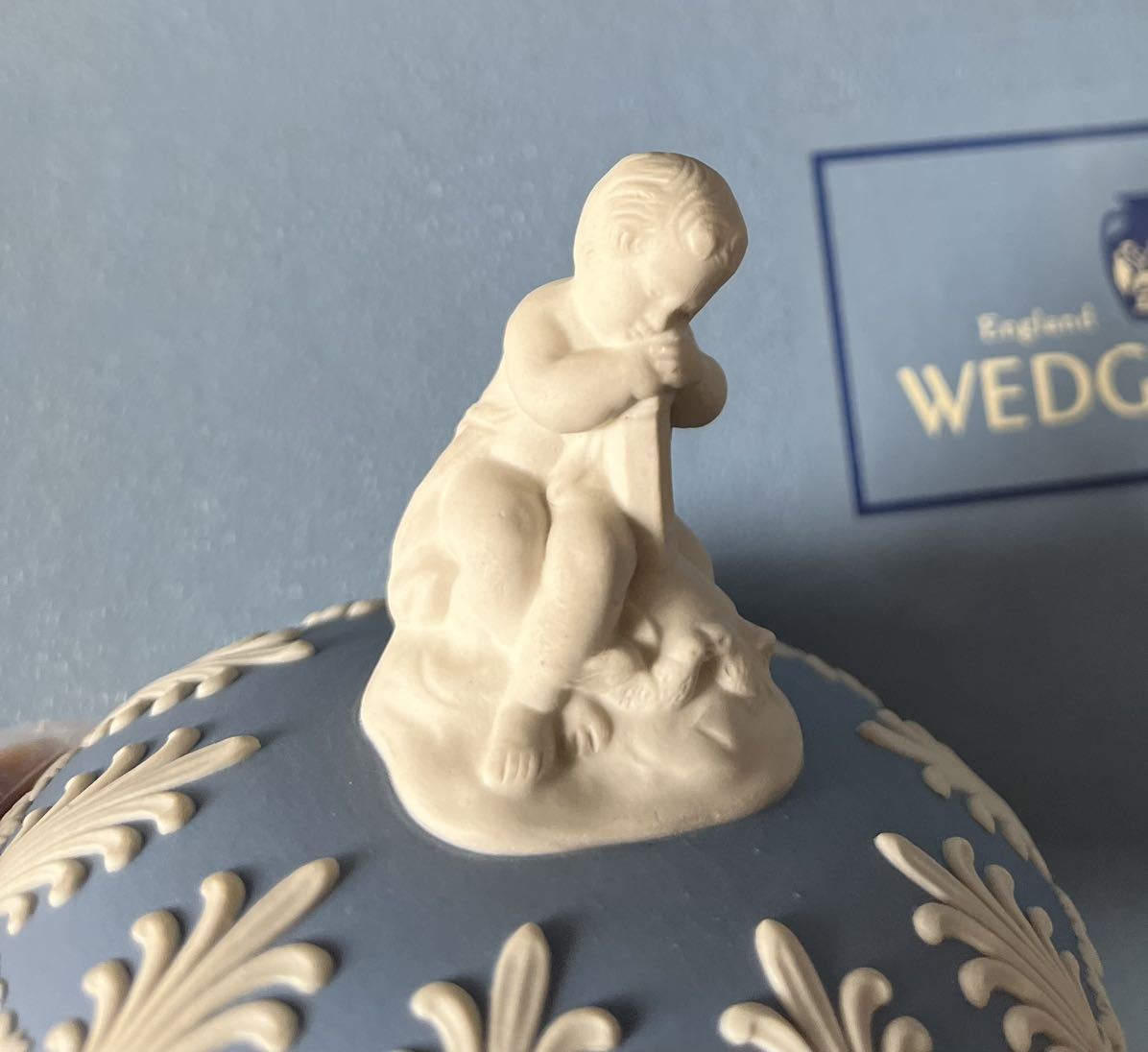 ウェッジウッド　WEDGEWOOD ジャスパー　フラワーベース　壺　No.2_画像8