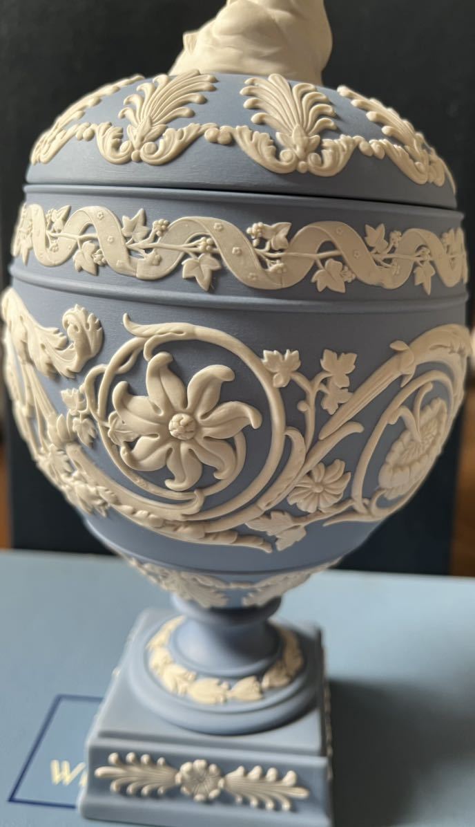 ウェッジウッド　WEDGEWOOD ジャスパー　フラワーベース　壺　No.2_画像3