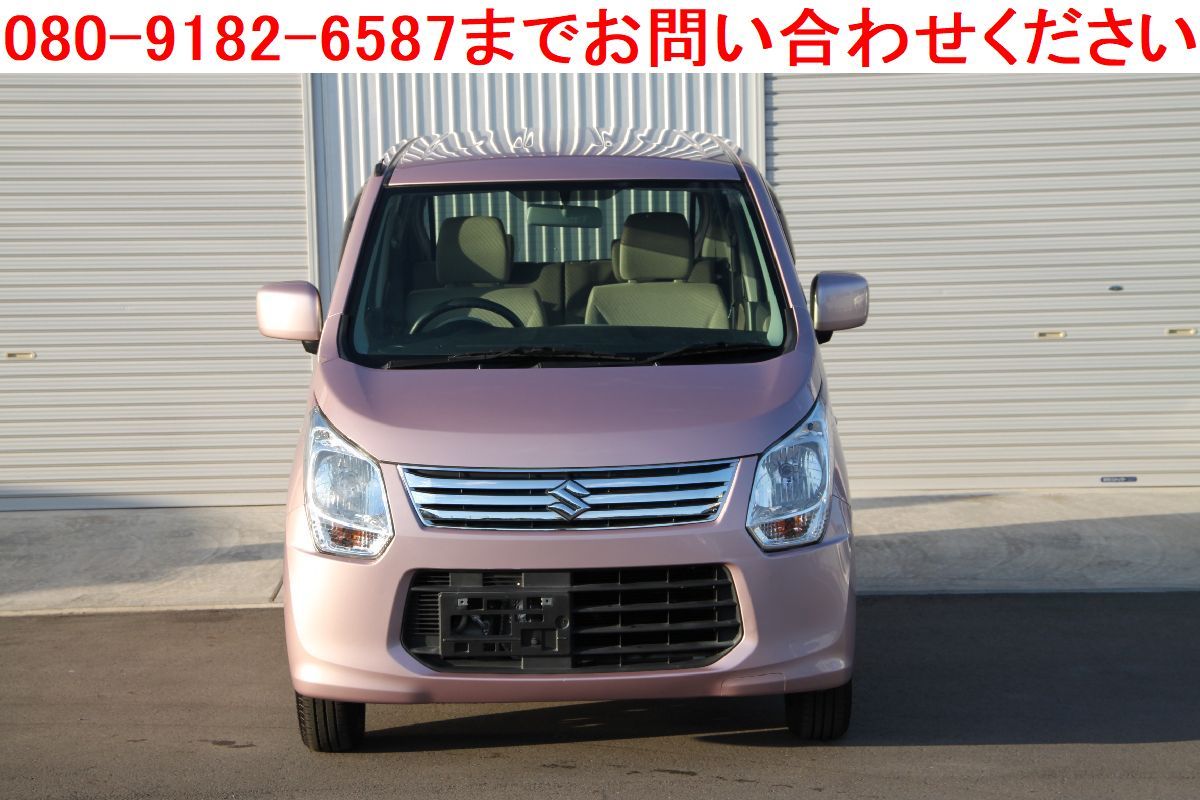  leather (*V*)ii!! pink Wagon R full option specification all country name change free vehicle inspection "shaken" 2 year attaching navi digital broadcasting rear monitor back camera ETC