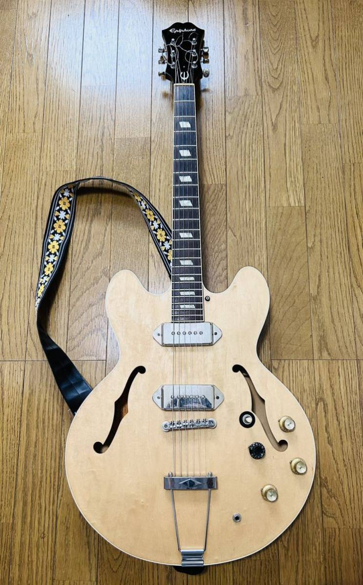 Yahoo!オークション - Epiphone Casino-JL シモカジ 日本製 Yahoo!オークション - Epiphone Casino-JL シモカジ 日本製