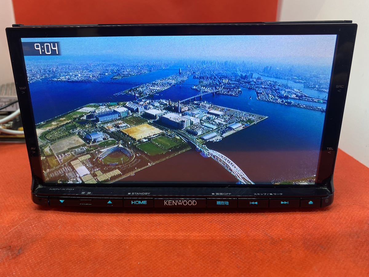 KENWOOD 最上級 MDV-X701 最新地図 新品バックカメラ付フルセット
