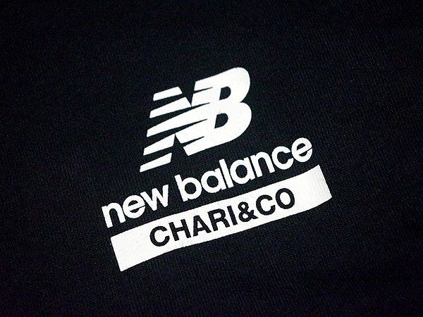 美品!! new balance × CHARI&CO × BEAMS T ロングスリーブTシャツ ネイビー Lサイズ ヘビーオンス_画像3