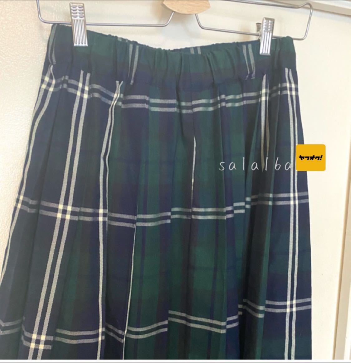 ●〈送料無料〉 URBAN RESEARCH Sonny label チェックプリーツイージースカート アーバンリサーチ