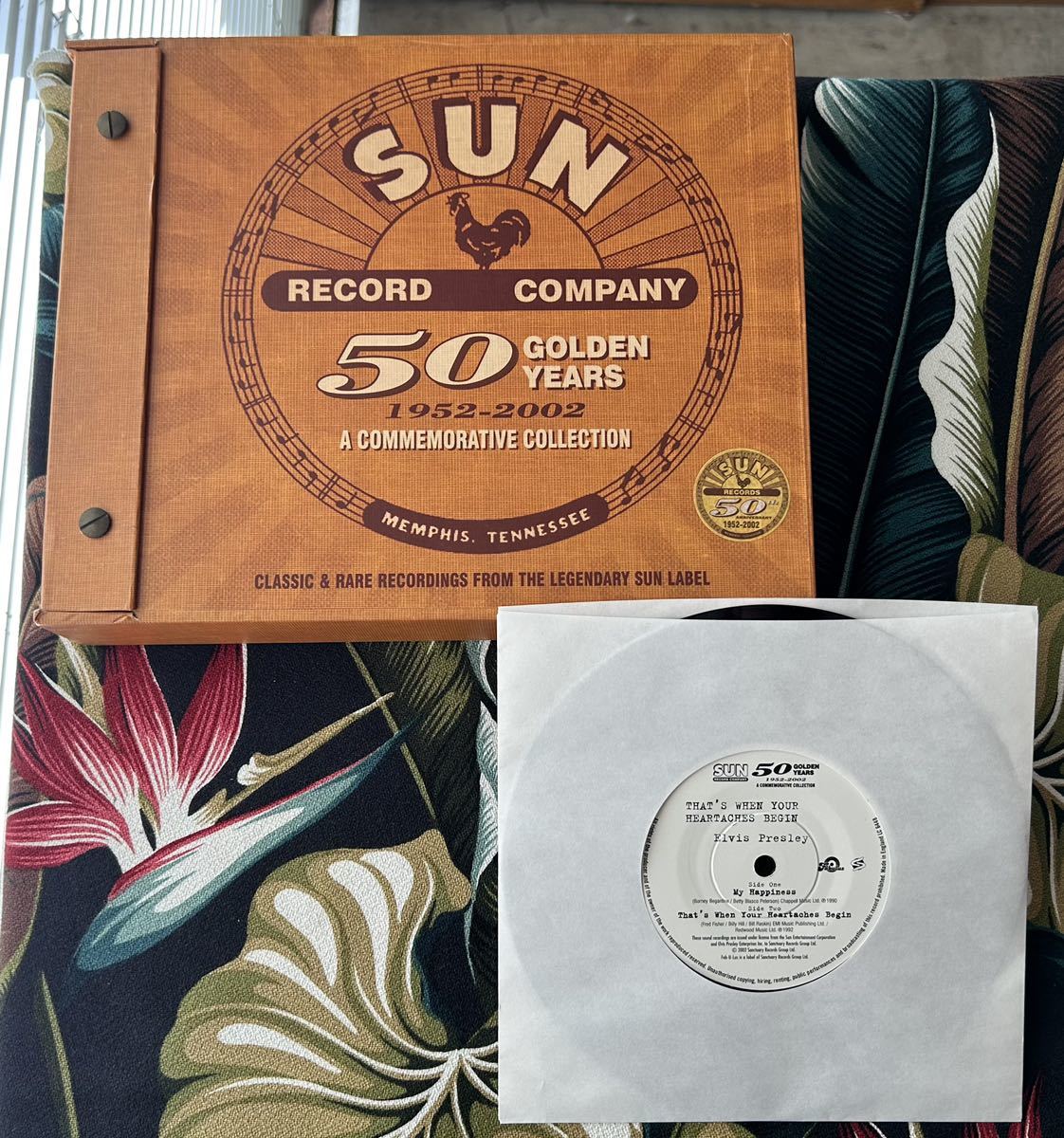 Various Sun Record Company: 50 Golden Years 8CD + 7inch 1952-2002, A Commemorative Collection .. 2002 UK Press ロカビリー
