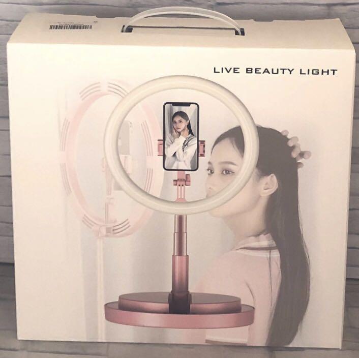 初心者でも本格的なプロさながらのスタジオ撮影OK 】LEDリングライト