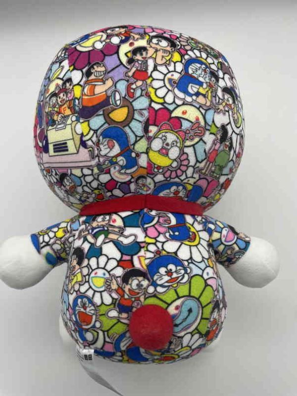 村上隆 直筆サイン正規品 限定サイン入りぬいぐるみ ドラえもん murakami カイカイキキ 検索 KAWS 奈良美智 カウズ KYNE_画像2