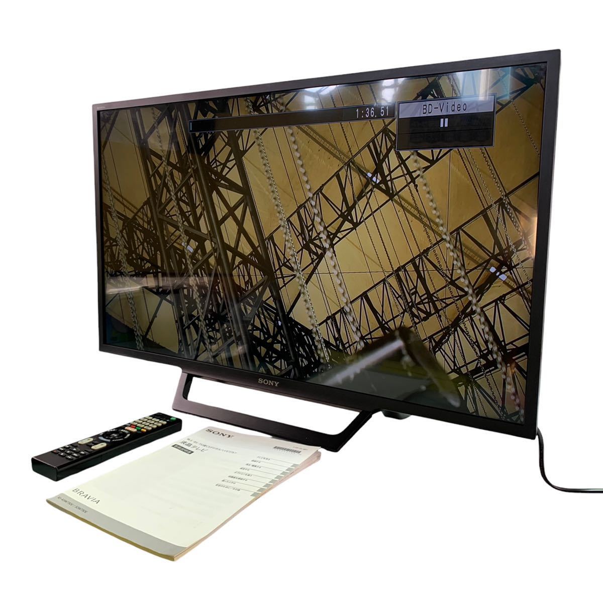 ★動作確認済み 美品 SONY ソニー 液晶テレビ KJ-32W730E 32V型 2019年製 BRAVIA ブラビア 付属品 フルハイビジョン 中古品 管理I643_画像1