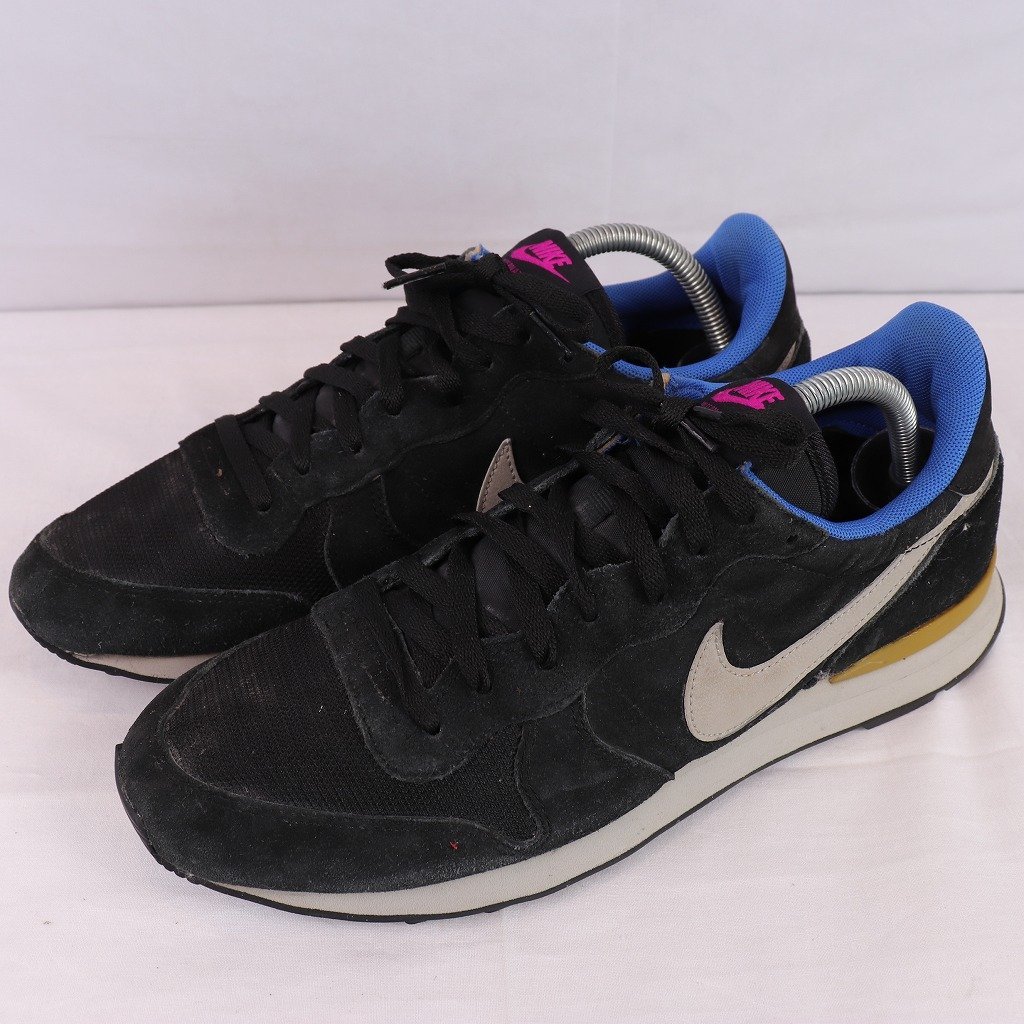 INTERNATIONALIST 27.0cm /NIKE インターナショナリスト ナイキ 古着 中古 黒 ブラック グレー 青 マスタード メンズ スニーカー xx7785_画像1