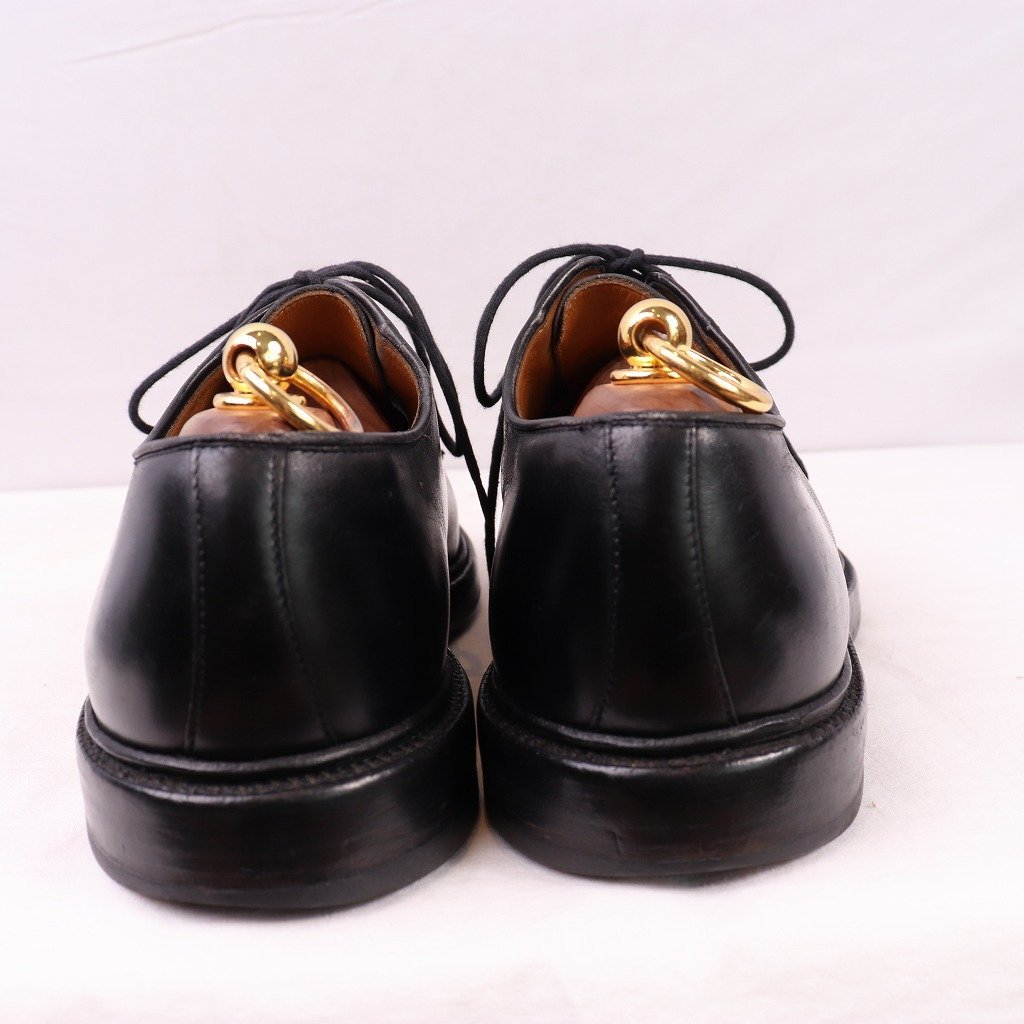 クロケット＆ジョーンズ 8 1/2 E Lanark ラナーク ブラック 黒 プレーン Crockett&Jones メンズ 中古 ds3931_画像4