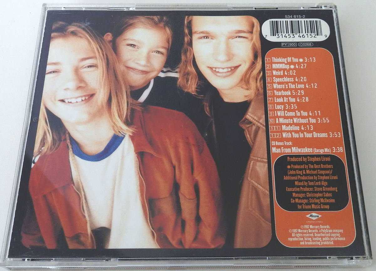 Hanson (ハンソン) Middle Of Nowhere【中古CD】_画像2