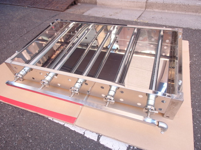 即落札 新品未使用 業務用 鉄板焼器 間口900×550 グリラー用 ガス器具のみ LPガス専用 人気のサイズ プロパンガス専用 カンテキのみ