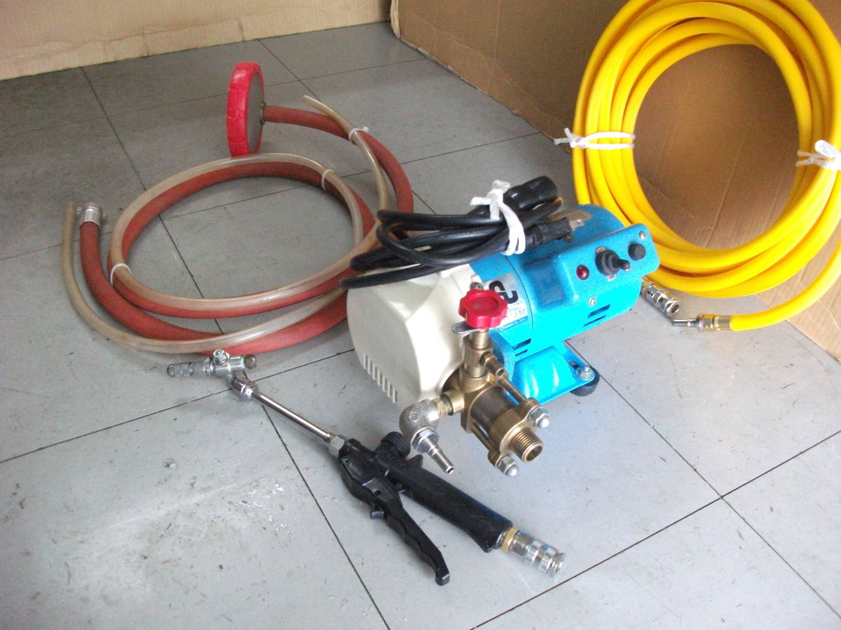 肌触りがいい 電動高圧ポンプ噴霧&高圧洗浄機/エアコン洗浄など