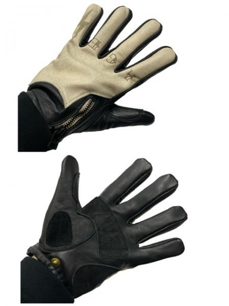 送料0 Vin&Age ヴィンアンドエイジ NAUGHTY OFFSHADE LEATHER GLOVES ナーティー VG23L-NS-XL エイジング加工 ショートグローブ 春夏秋用_画像5