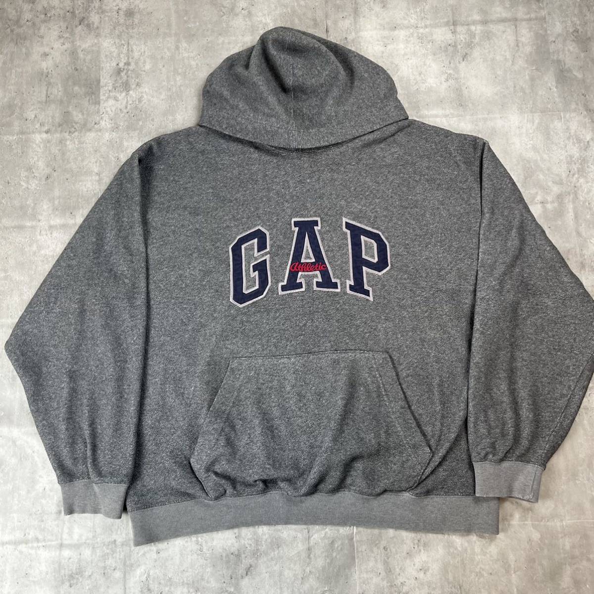 OLD GAP 90s デカロゴ フリース パーカー あいみょん ボックス-