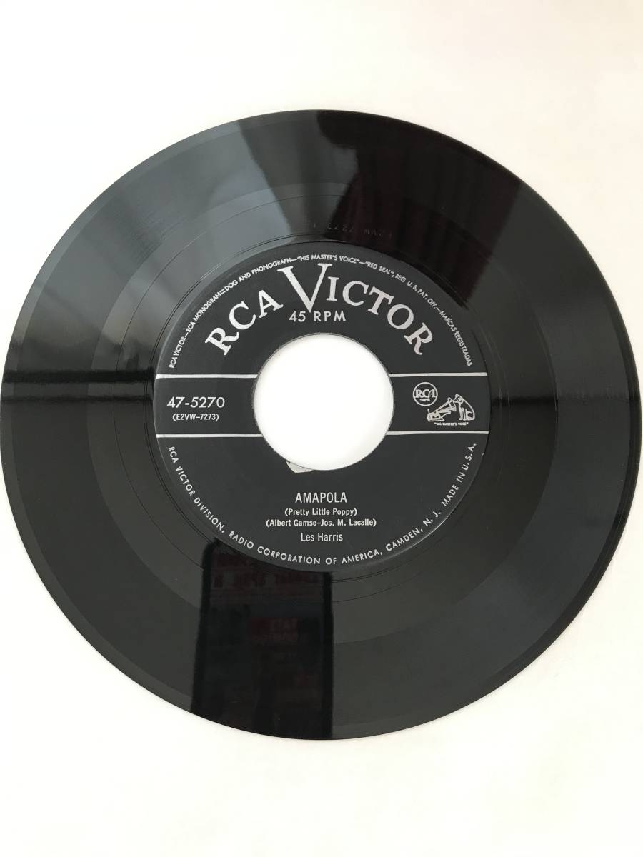 【試聴】Les Harris Nobody Else But You レコード 45 7インチ オリジナル シングル盤 Jump Blues POPCORN US盤 RCA VICTOR 50s R&B_画像4