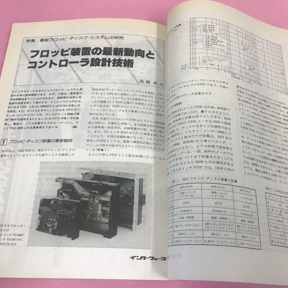 A04-078 インターフェース 1983年5月号 最新フロッピ・ディスク・システムの研究 PDP-11を1チップ化したMICRO/J-11 付録なし_画像3