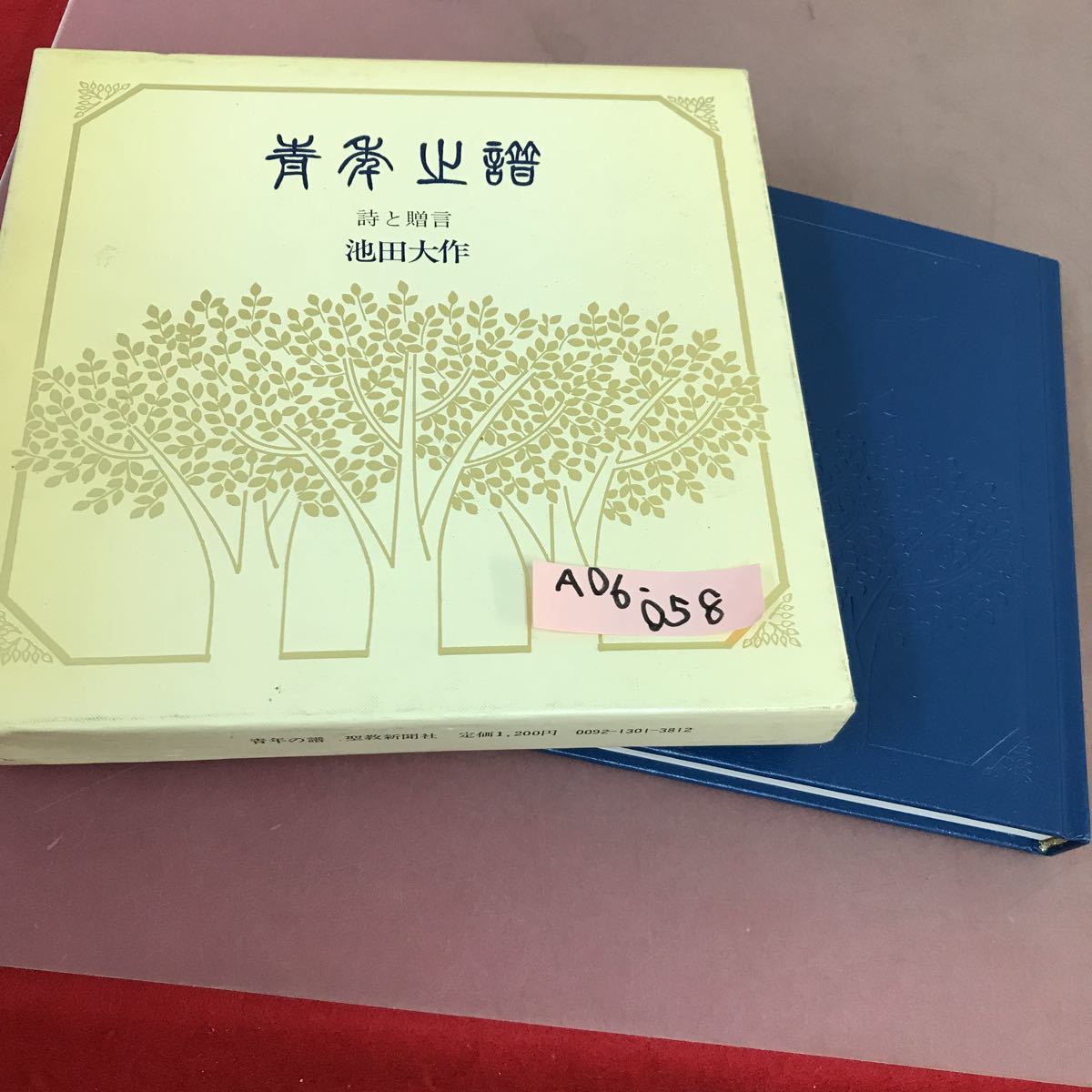 A06-058 青年の譜 詩と贈言 池田大作 聖教新聞社_画像1