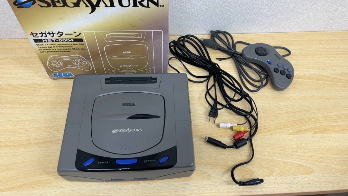 2816 SEGASATURN セガサターン HST-0004 本体 箱、付属付き 通電確認