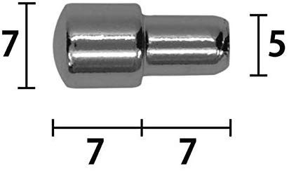 棚ダボ 差し込みタイプ 5mm × 7mm お徳用 120個入り 棚受ダボ 家具 食器棚_画像2