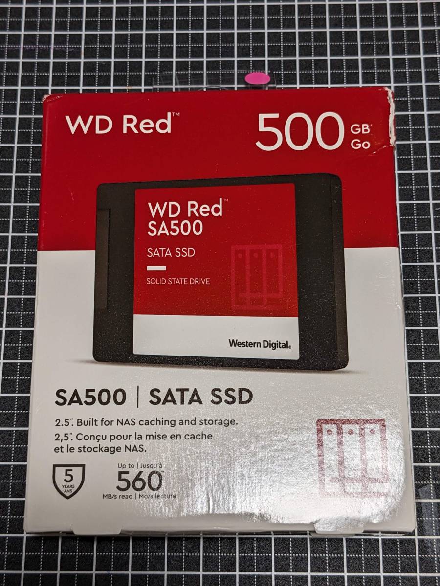 在庫あり】 500GB WD ウエスタンデジタル(桃) 2.5インチ SSD SATA