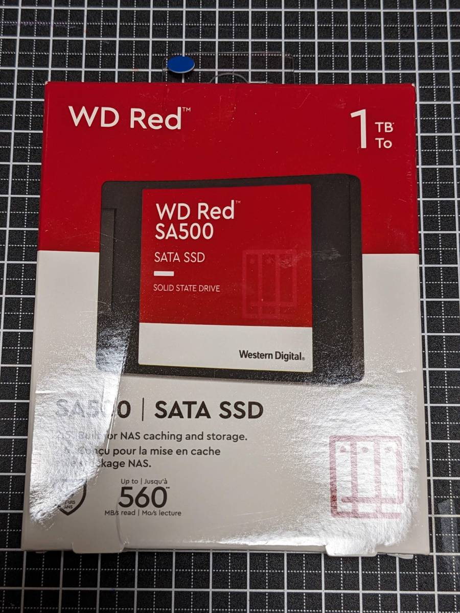 １TB WD Red SA500 NAS SATA SSD 2.5インチ ウエスタンデジタル（青）