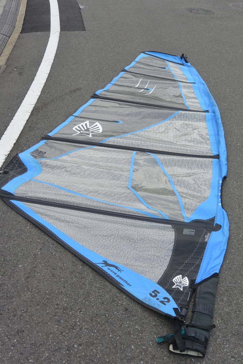 【即決】Ezzy Sails Wave Panther ウェイブセイル 5.2m2 2009年式 リペアなし_画像1