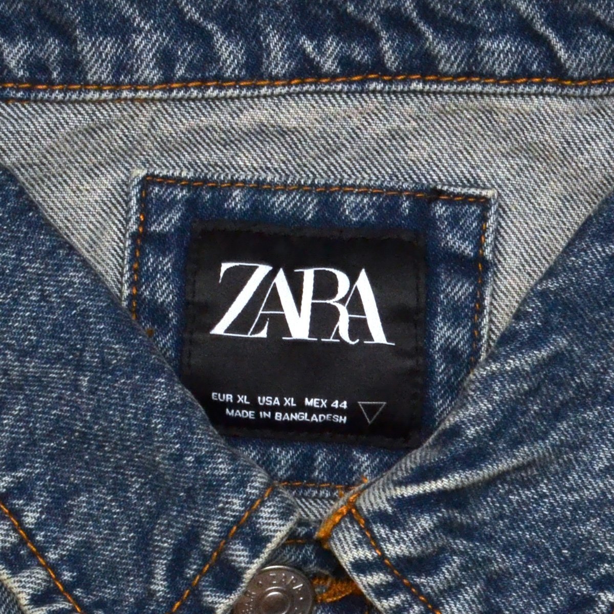 ZARA ザラ ビッグシルエット デニムジャケット Gジャン XLサイズ