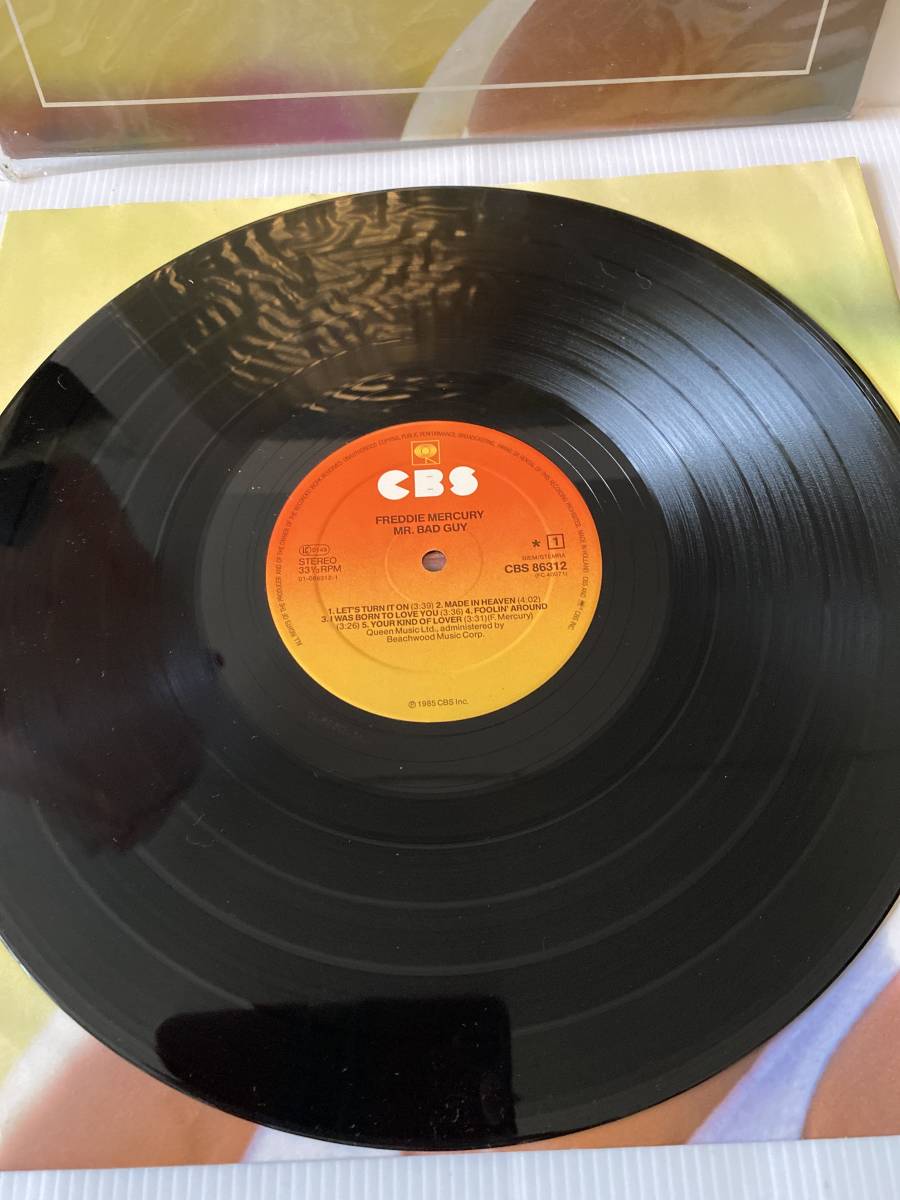 CBS86312 85年 オランダ盤【LP】Freddie mercury Mr.Bad Guy フレディマーキュリー 洋楽 ロック レア盤の画像3