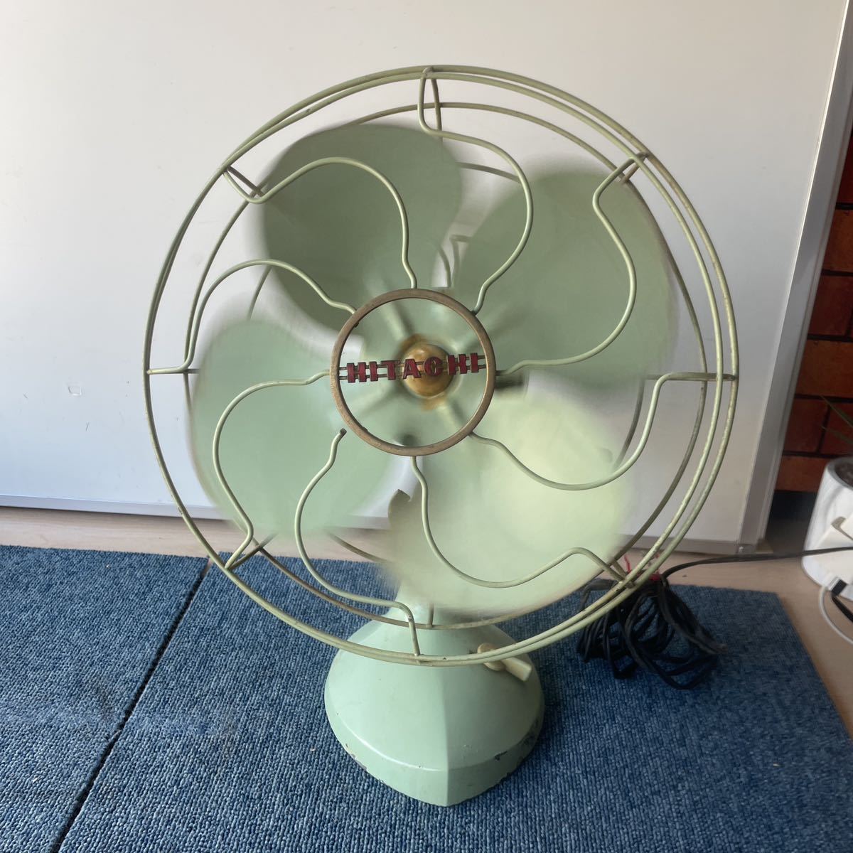 レトロ扇風機 HITACHI A.C.DESK FAN-