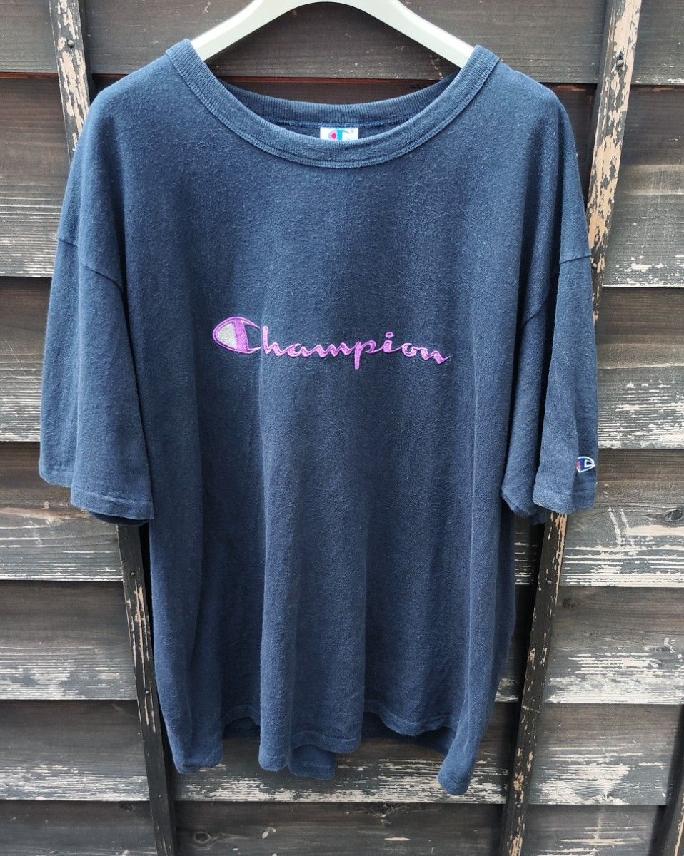 [ビンテージ]1990sチャンピオンchampionロゴTシャツ　ジャマイカ製