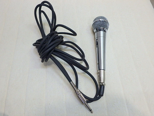 sy309y MMK-38 Microphone ダイナミックマイク 600Ω マイク カラオケ機器 中古 ⑫の画像1