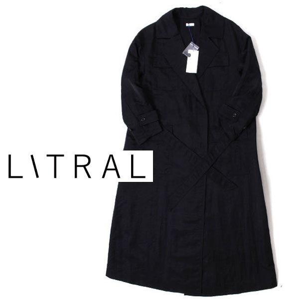 公式 TRENCH OVERSIZE LITRAL 新品 COAT オーバーサイズトレンチコート