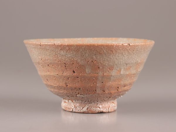古美術 朝鮮古陶磁器 李朝 井戸 茶碗 仕覆 時代物 極上品 初だし品 C1472_画像2