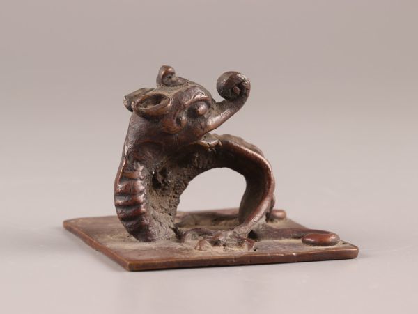 中国古玩 唐物 古銅造 印材 時代物 極上品 初だし品 C1608_画像3