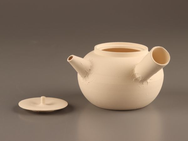 煎茶道具 白泥 ボーフラ 急須 在印 時代物 極上品 初だし品 C1821_画像8