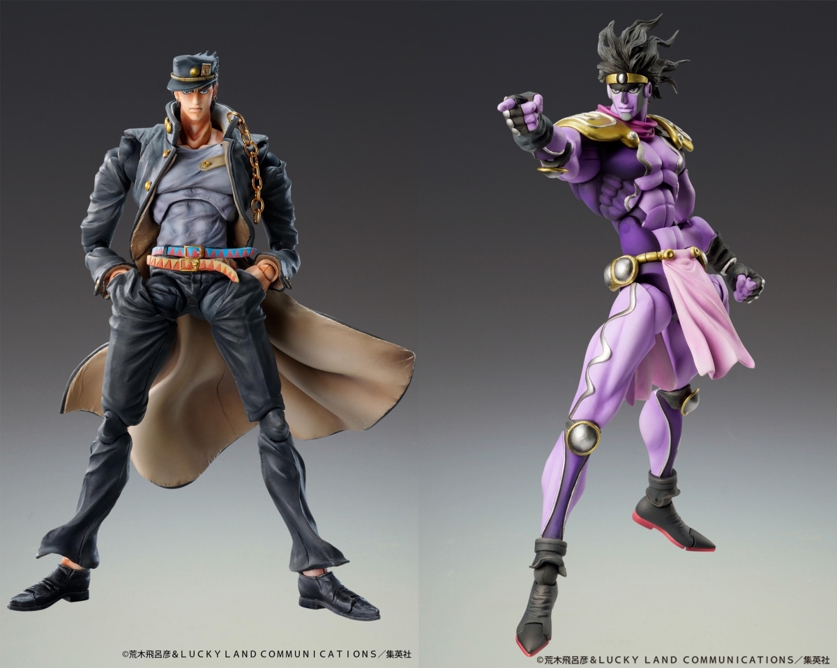 超像可動 ジョジョの奇妙な冒険 第3部 空条承太郎 Ver.1.5 スタープラチナ・サード 二点セットフィギュア