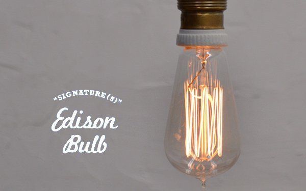 IZ46507S*Edison Bulb *Signature~ S 60W E26 освещение лампа подвесной светильник лампа retro Cafe . лампа филамент 