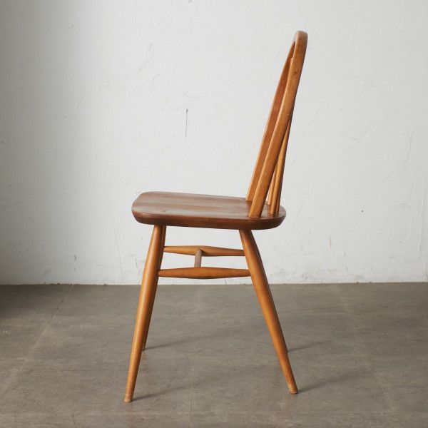 IZ70110F★ercol フープバックチェア 4本 スポーク アーコール ダイニングチェア 英国 ヴィンテージ 曲木 椅子 エルム 天然木 イギリス_画像3