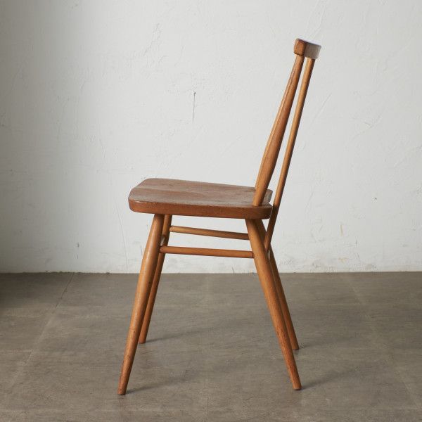 IZ69608N★ercol スティックバックチェア ヴィンテージ 英国 アーコール エルム ウィンザーチェア 曲木 椅子 コムバック ダイニングチェア_画像3