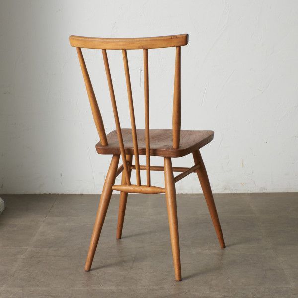 IZ69608N★ercol スティックバックチェア ヴィンテージ 英国 アーコール エルム ウィンザーチェア 曲木 椅子 コムバック ダイニングチェア_画像4