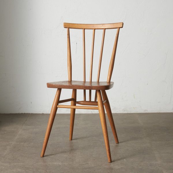 IZ69608N★ercol スティックバックチェア ヴィンテージ 英国 アーコール エルム ウィンザーチェア 曲木 椅子 コムバック ダイニングチェア_画像1