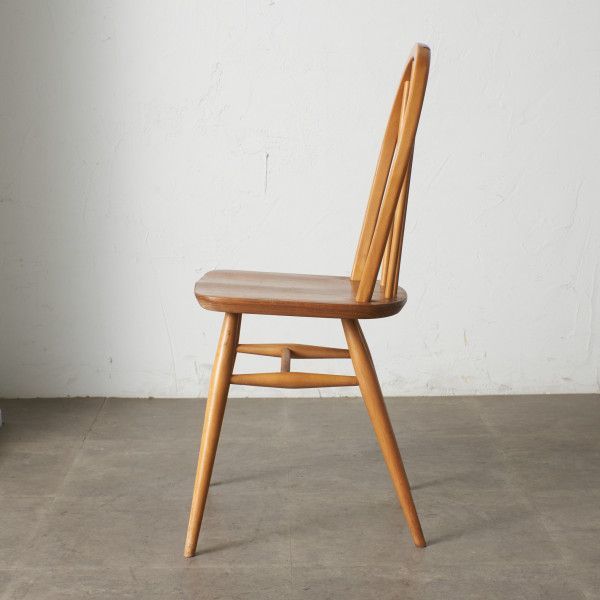 IZ70114F★ercol フープバックチェア 4本 スポーク アーコール ダイニングチェア 英国 ヴィンテージ 曲木 椅子 エルム 天然木 イギリス