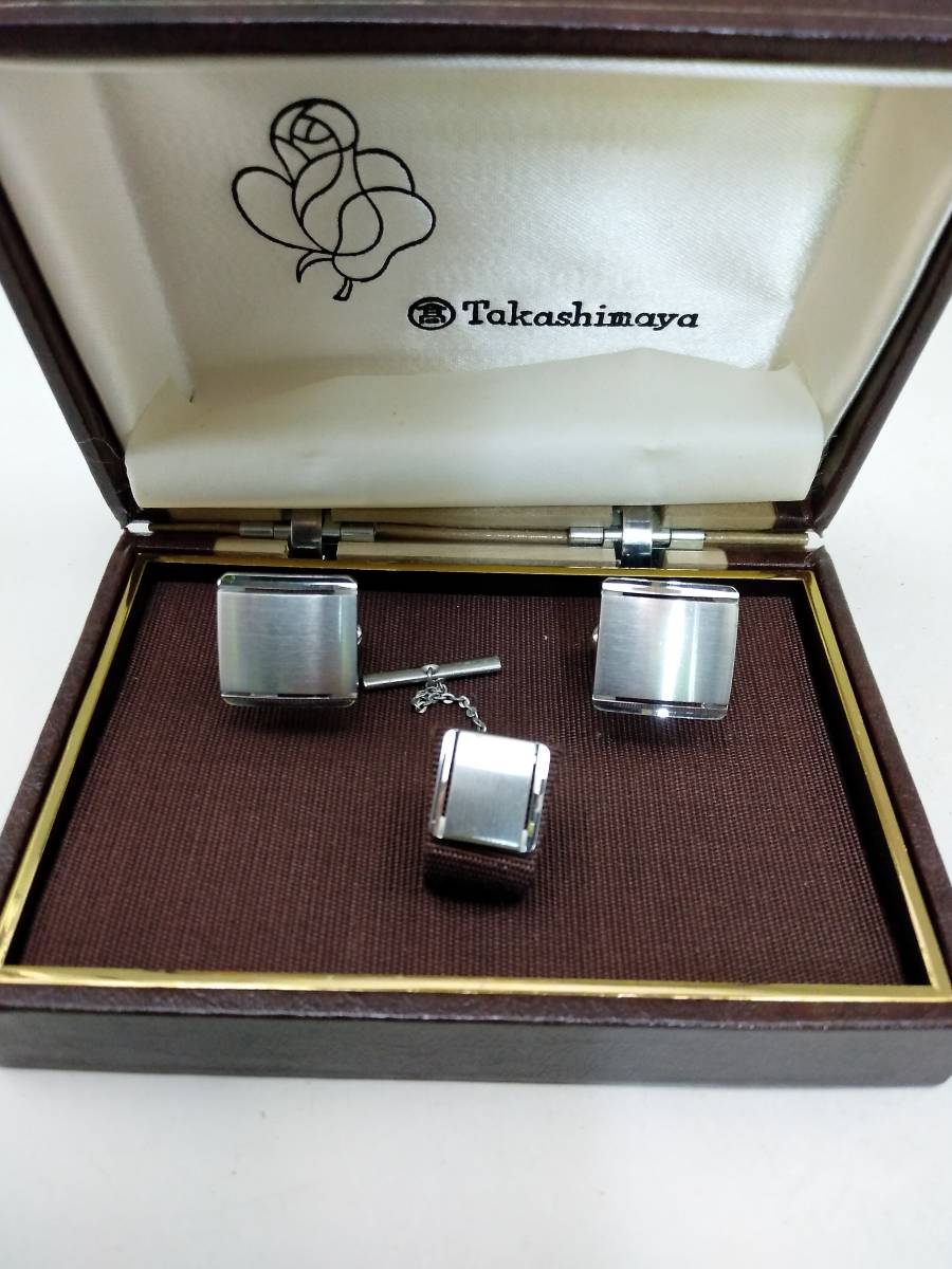 0207-0012 used * men's fashion necktie pin ka light set case attaching 