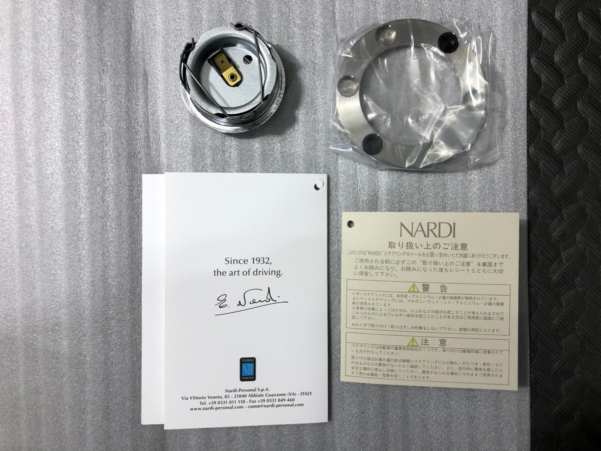 栃木発 ￥送料一律￥ NARDI ナルディー クラシック ウッド ポリッシュスポーク 330mm N100 検）33Φ ウット パイ モモ ステアリング MOMO_画像7