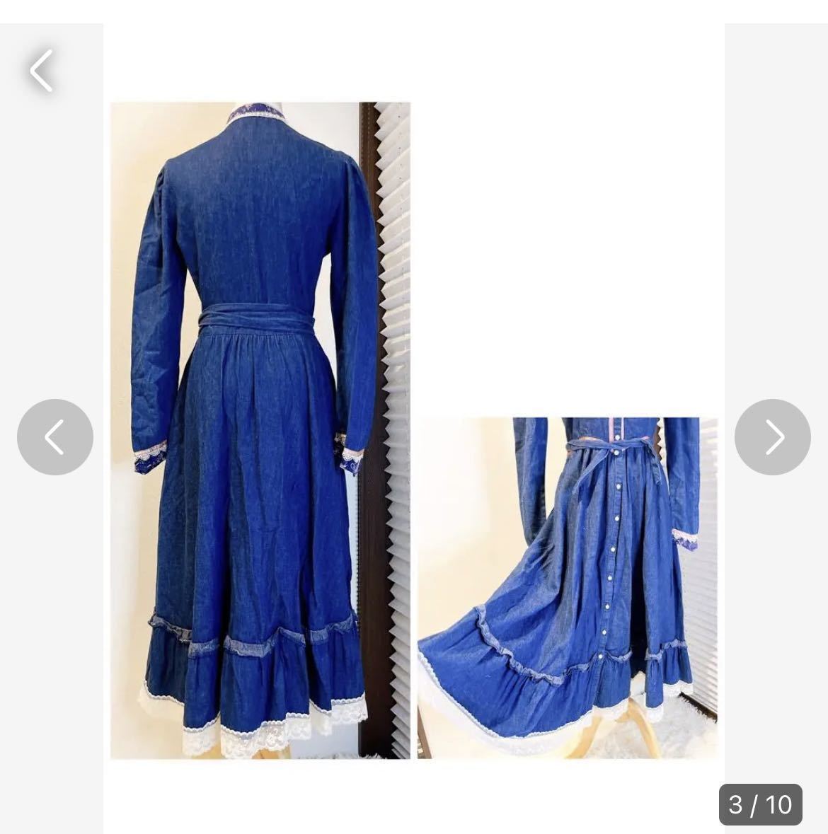 豪華で新しい 【希少】GUNNE SAX 70年代 ヴィンテージ ワンピース