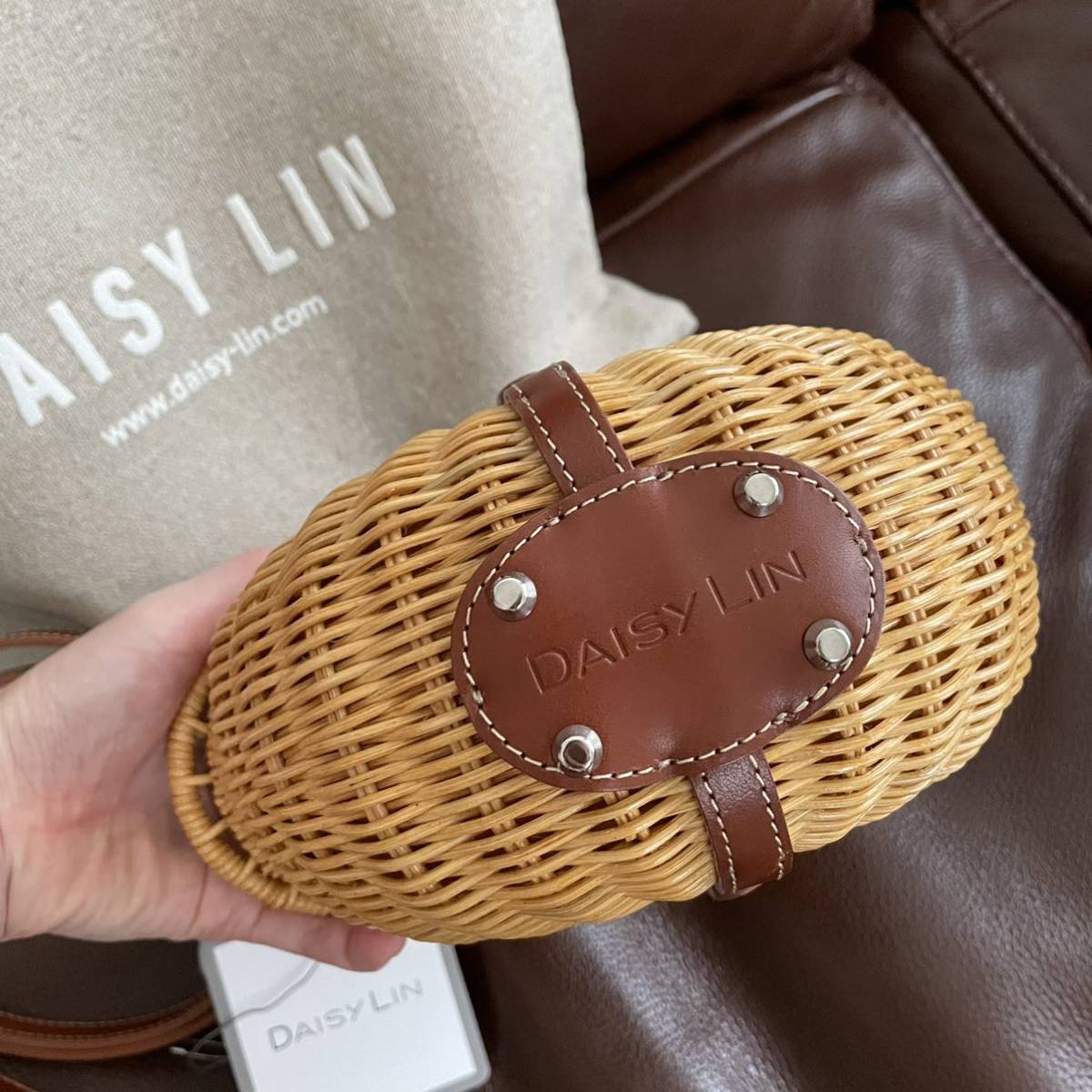 フォクシー デイジーリン ベルラタン カゴバッグ ラタン 2way お フォクシー デイジーリン ベルラタン カゴバッグ ラタン 2way お