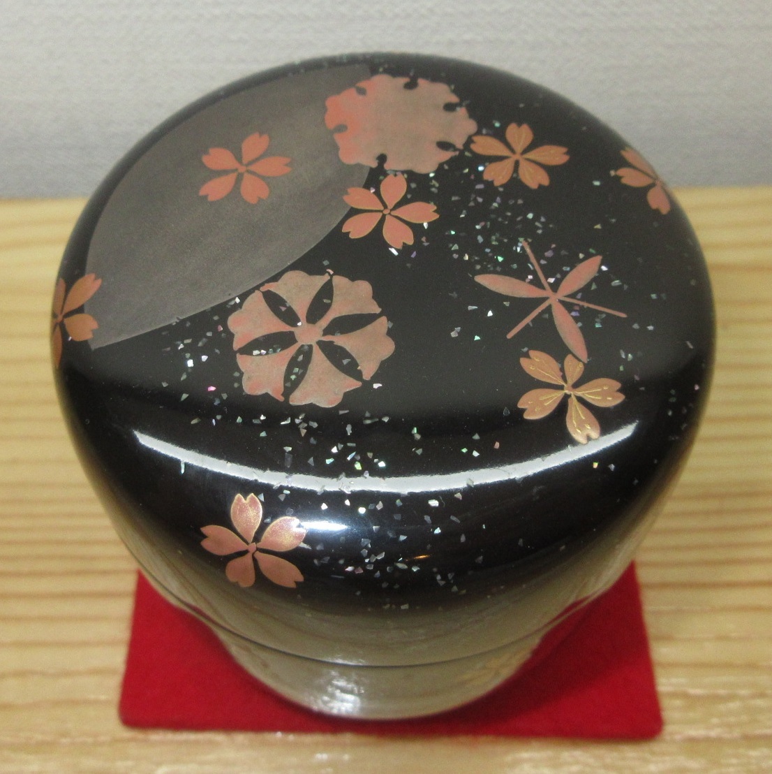 ヤフオク! - 【逢絢亭・新品】茶道具 棗 大棗 山中塗 雪月花蒔絵 真塗...