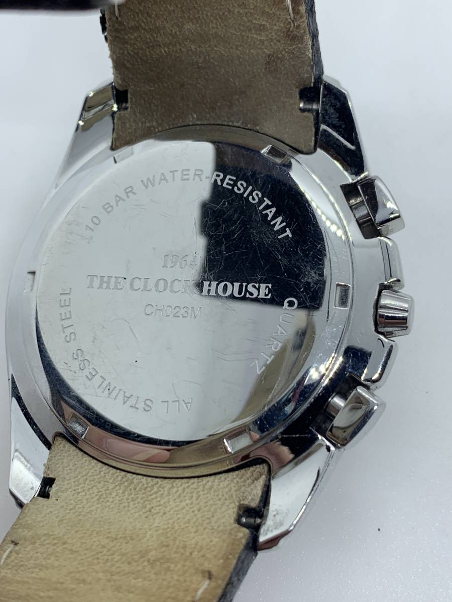 THE CLOCK HOUSE CH023M クロノグラフ クオーツ稼働品 - 腕時計